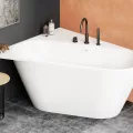 Vanna Paa DECO CORNER D SilkStone 1600x1270mm Balta