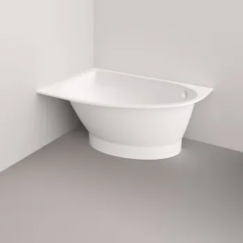 Vanna Paa TRE D Akmens masas 1500x1000mm labā, Balta