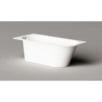 Vanna Paa VARIO L Akmens masas ar noapaļotu stūri B 1680x750mm Balta