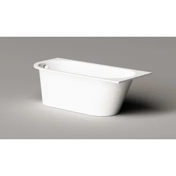 Vanna Paa VARIO L Akmens masas ar noapaļotu stūri C 1680x750mm Balta