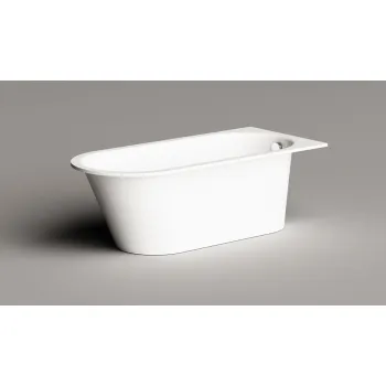 Vanna Paa VARIO M Akmens Masas ar noapaļotiem sūriem AB 1560x750mm Balta