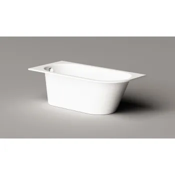 Vanna Paa VARIO M Akmens Masas ar noapaļotu stūri B 1580x750mm Balta