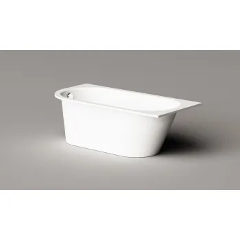 Vanna Paa VARIO M Akmens Masas ar noapaļotu stūri C 1580x750mm Balta