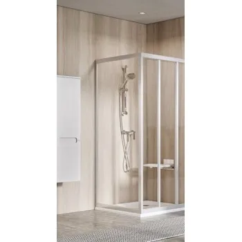 Dušas siena Ravak APSS-80 198 Balts + caurspīdīgs