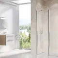 Dušas siena Ravak Chrome CPS 100 satīns + caurspīdīgs