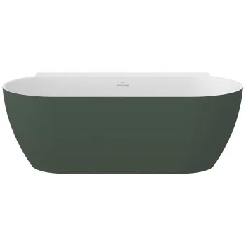 Vanna Ravak FREEDOM W II TEC 1700x870mm Akrila Balta/grey green / Balta Izplūde