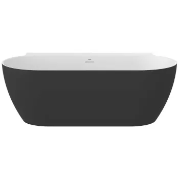 Vanna Ravak FREEDOM W II TEC 1700x870mm Akrila Balta / Melna / Melna izplūde