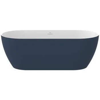 Vanna Ravak FREEDOM O TEC 1700x770mm Akrila Balta/deepsea blue / Izplūde Balta