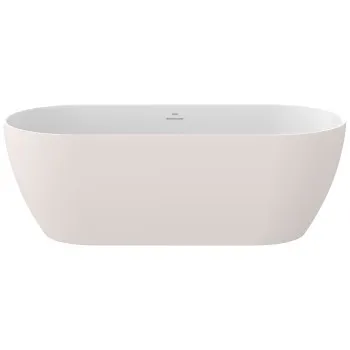 Vanna Ravak FREEDOM O TEC 1700x770mm Akrila Balta/alabaster pink  / Izplūde Balta