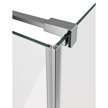 Dušas Kabīnes komplekts RAVAK SET3 COSD1-90 Caurrspīdīgs stikls, Hromēti profili