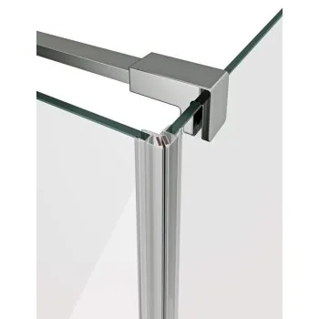 Dušas Kabīnes komplekts RAVAK SET3 COSD1-90 Caurrspīdīgs stikls, Hromēti profili