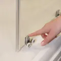 Dušas Kabīnes komplekts RAVAK SET5 BLSCP4-80 Caurspīdīgs stikls, Hromēti profili