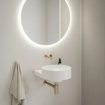 Vannas istabas izlietnes maisītājs Ravak Eleganta EL 019.60RGB.O1.RB07B iebūvējams (paredzēts ar R-box)  rose gold brushed