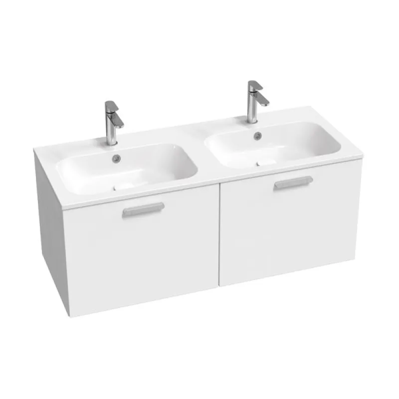 Vannas istabas skapītis Ravak SD 1200 Chrome II (Bez Izlietnes) Balts