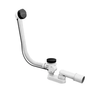 Vannas sifons Ravak 800 B K/K, darbināms ar trosīti, melns X01846