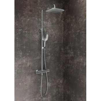 Dušas sistēma Ravak 10° Free TD F 098.00CR Hromēta