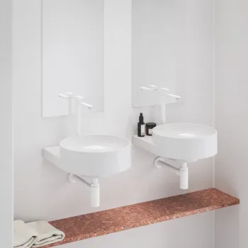 Vannas istabas izlietnes maisītājs Ravak Eleganta EL 015.10WV 335 mm Balts