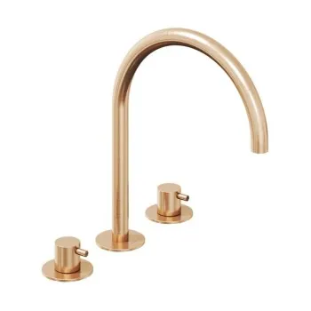 Vannas maisītājs Ravak Espirit ES 018.60RGB 270 mm, uz vannas malas, rose gold brushed