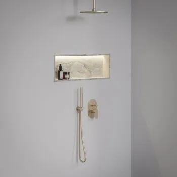 Dušas maisītājs Ravak Eleganta EL 061.60RGB.O2  Zemapmetuma ar pārslēgu rose gold brushed