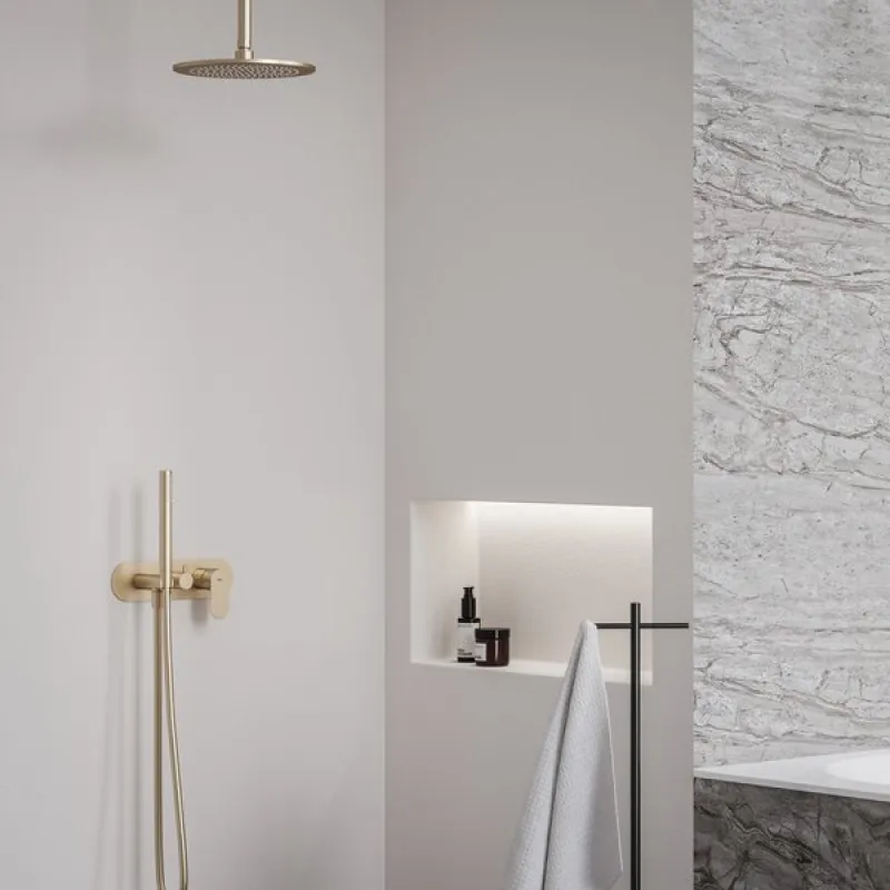 Dušas maisītājs Ravak Eleganta EL 065.60RGB.O2.RB07D (paredzēts ar R-box) rose gold brushed