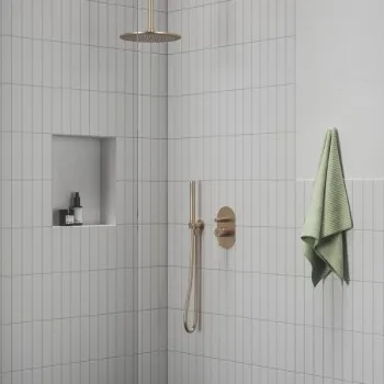 Dušas klausules turētājs Ravak 706.60RGB ar izvadu, rose gold brushed