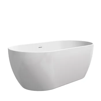 Vanna Ravak FREEDOM O 1690x800mm Akrila Balta /Hromēta izplūde