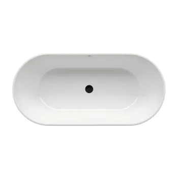 Vanna Ravak FREEDOM O 1690x800mm Akrila Balta / Melna izplūde