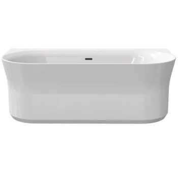 Vanna Ravak YPSILON Wall 1780x860mm Akrila Balta / Izplūde Hromēta