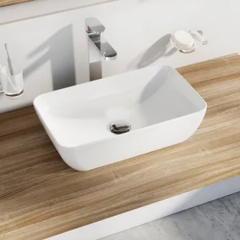 Vannas istabas izlietne Ravak Uni Slim 500 R 50cm, balta