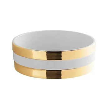 Vannas istabas izlietne Sanindusa RING Balta / Zelta