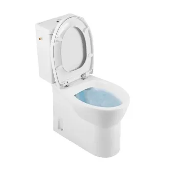 Tualetes pods Sanindusa Easy Rimfree ar Soft Close vāku , Balts