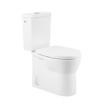 Tualetes pods Sanindusa Easy Rimfree ar Soft Close vāku , Balts