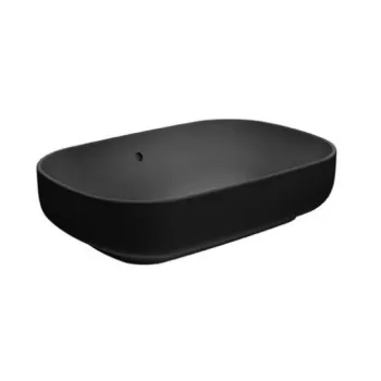 Vannas istabas izlietne Sanindusa Sanibold 60x40cm Melna Matēta