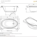 Vanna Sanindusa Babybath 80x45cm Balta