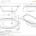 Vanna Sanindusa Babybath 100x52cm Balta