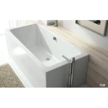 Vanna Sanindusa Plan Akrila 180x80cm Balta 8033000000