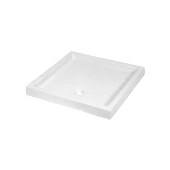 Dušas paliktnis Sanindusa Moraira, 90x90x9.5 cm, keramika, balts, 107250004