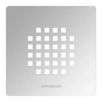 Dušas notekas vāks Sanindusa priekš Marina paliktņiem, 13.5x13.5cm, pelēks, 4A5213