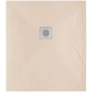 Dušas paliktnis Sanindusa Marina, 110x80x2.8 cm, akmens masa, bēšs, 9511008012