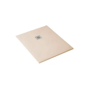 Dušas paliktnis Sanindusa Marina, 120x80x2.8 cm, akmens masa, bēšs, 9512008012