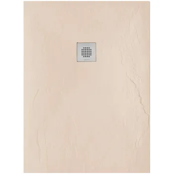 Dušas paliktnis Sanindusa Marina, 120x90x2.8 cm, akmens masa, bēšs, 9512009012