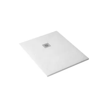 Dušas paliktnis Sanindusa Marina, 120x100x2.8 cm, akmens masa, balts, 9512010010