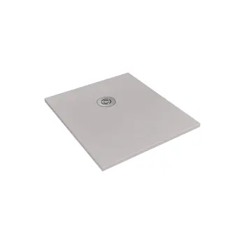 Dušas paliktnis Sanindusa Marina Plus, 100x90x3 cm, akmens masa, pelēks, 9610009003