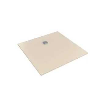 Dušas paliktnis Sanindusa Marina Plus, 100x100x3 cm, akmens masa, bēšs, 9610010002