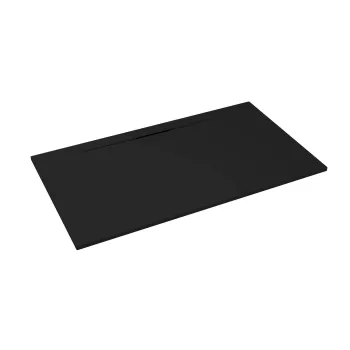 Dušas paliktnis Sanindusa Marina Star, 100x100x3 cm, akmens masa, melns, 9710010006