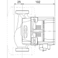 Cirkulācijas sūknis Grundfos ALPHA 1 L 25-40 180