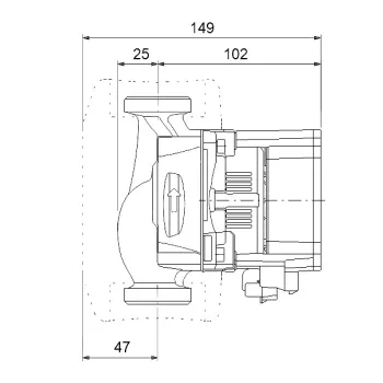 Cirkulācijas Sūknis Grundfos Alpha 1L 25-40 180 (99160579) 113655