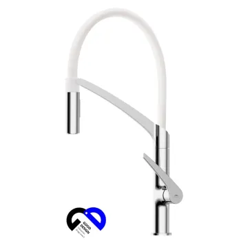 Virtuves ūdens maisītājs Rubineta ULTIMA-50 WT UL50078 Hromēts / Balts