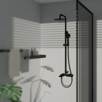 Dušas komplekts Rubineta OLO (BK) + Ultra-10(SW)