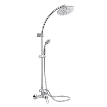 Dušas komplekts Rubineta Steam + P-15 625030, Hromēts